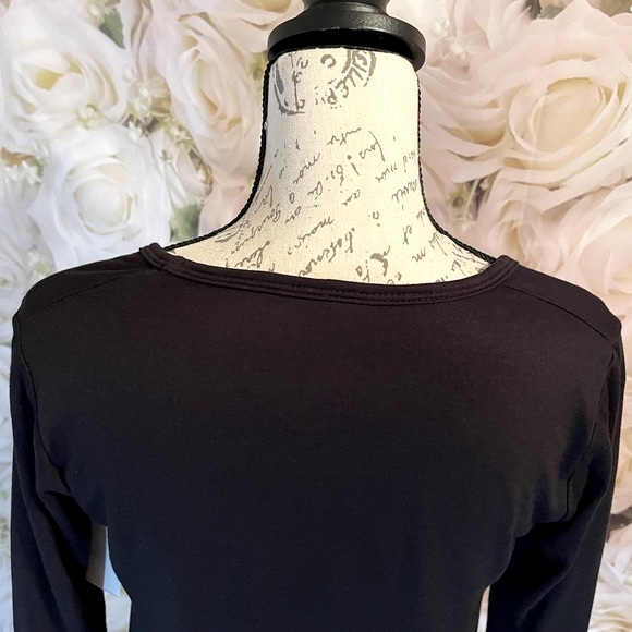 GO COUTURE  Sharkbite Tunic Sweater in Black - cozy Size Small - NWT - Picture 8 of 8